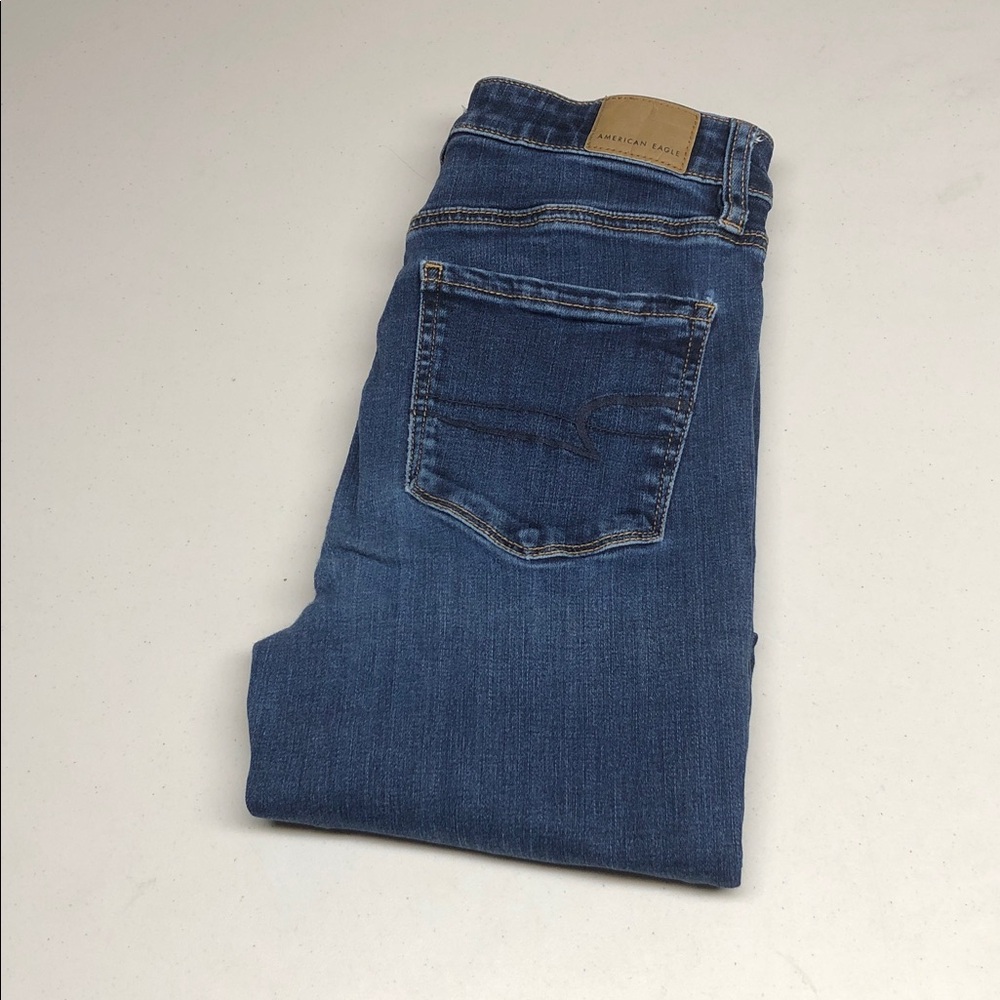 AMERICAN EAGLE SUPER HI-RISE JEGGING JEANS 6/28x28 ⭐️